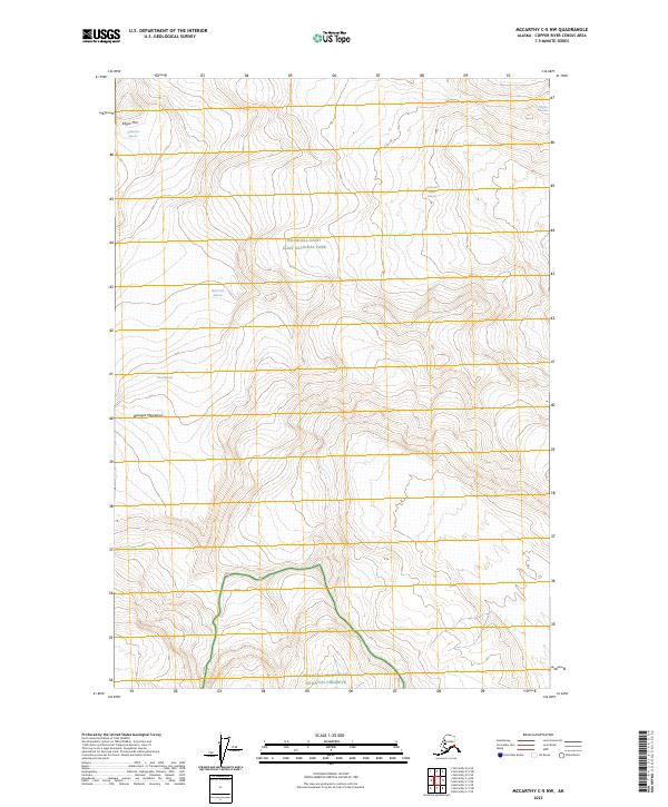 USGS Topographic Map – McCarthy C-5 NW