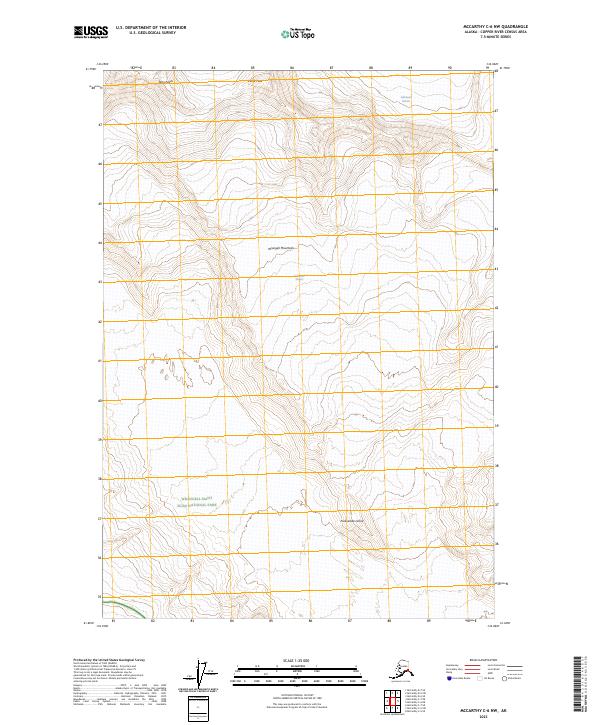 USGS Topographic Map – McCarthy C-6 NW
