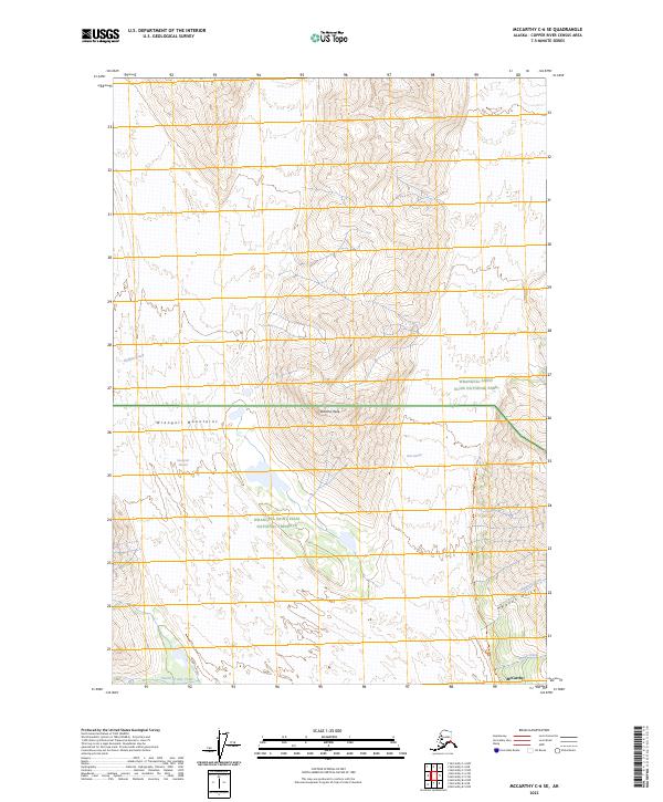 USGS Topographic Map – McCarthy C-6 SE