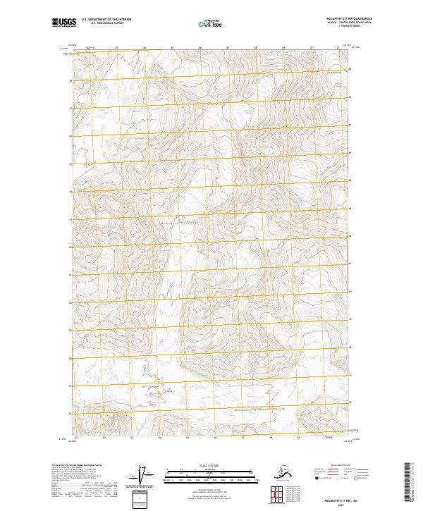 USGS Topographic Map – McCarthy C-7 NW