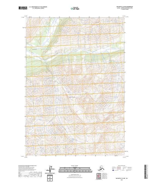 USGS Topographic Map – McCarthy C-8 NW