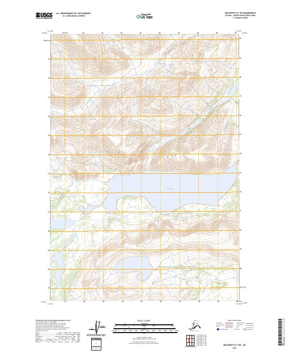 USGS Topographic Map – McCarthy D-1 SW