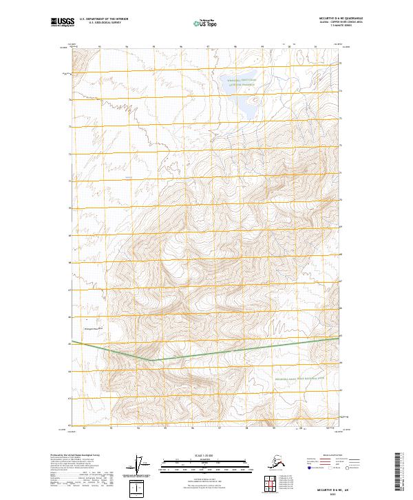 2023 Map of McCarthy D-6 NE, 2023 Print