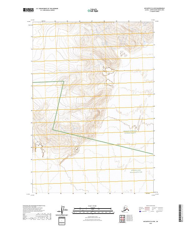 2023 Map of McCarthy D-6 NW, 2023 Print