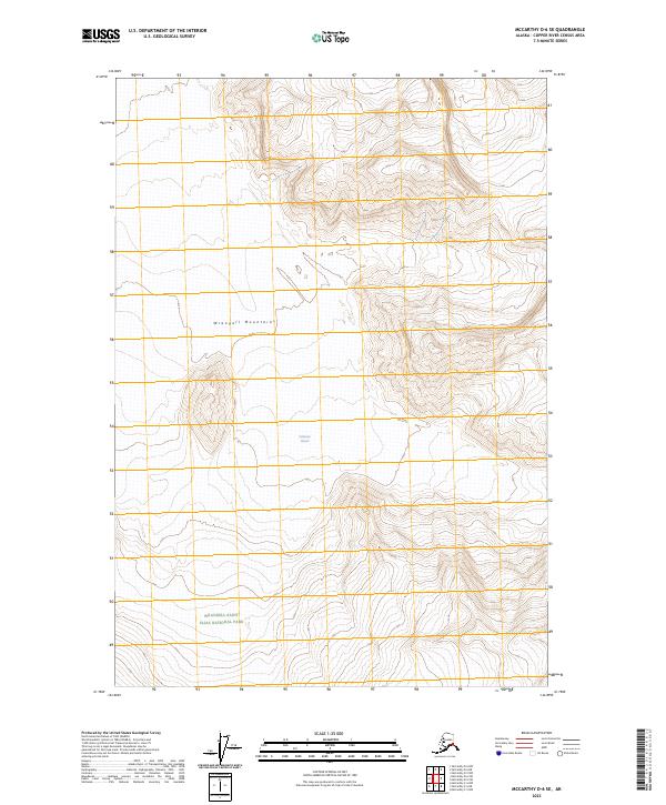 2023 Map of McCarthy D-6 SE, 2023 Print