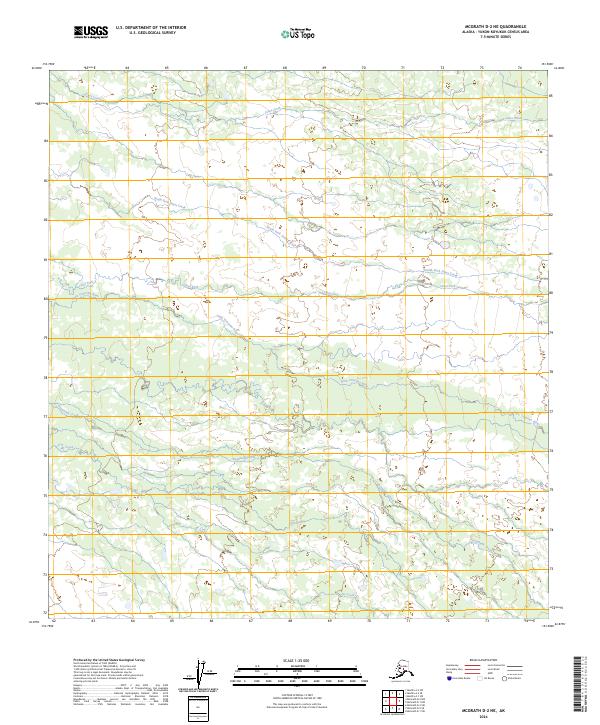 2024 Map of McGrath D-2 NE, 2024 Print
