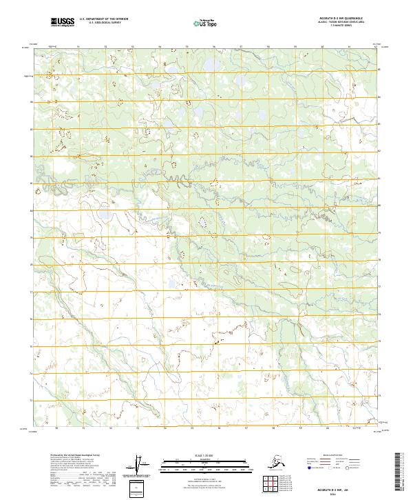 USGS Topographic Map – McGrath D-2 NW