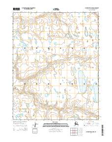 2014 Map of Meade River C-5 NW, 2014 Print