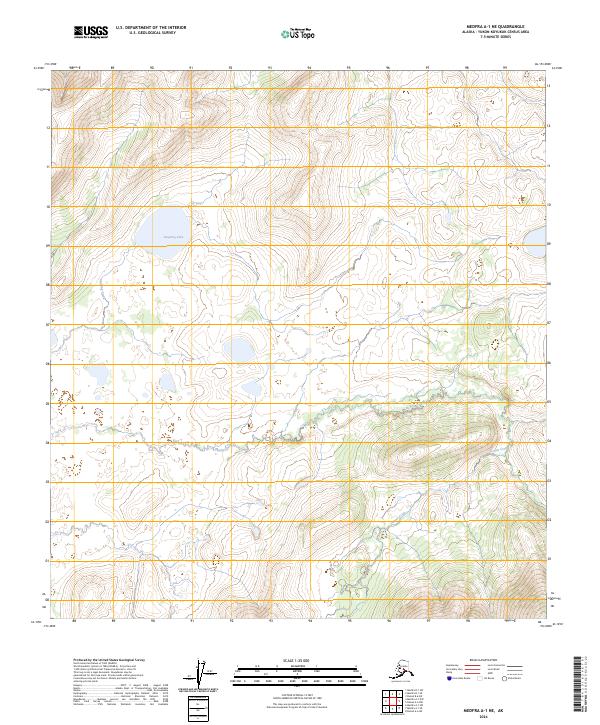 USGS Topographic Map – Medfra A-1 NE