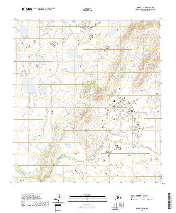 USGS Topographic Map – Medfra A-1 NW