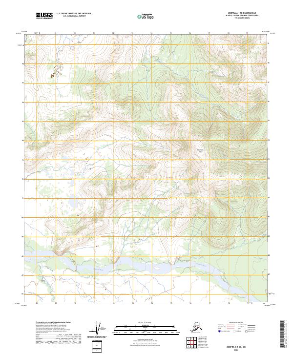 USGS Topographic Map – Medfra A-1 SE