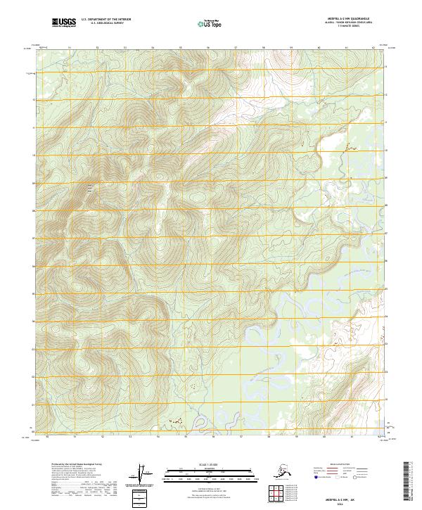 USGS Topographic Map – Medfra A-2 NW