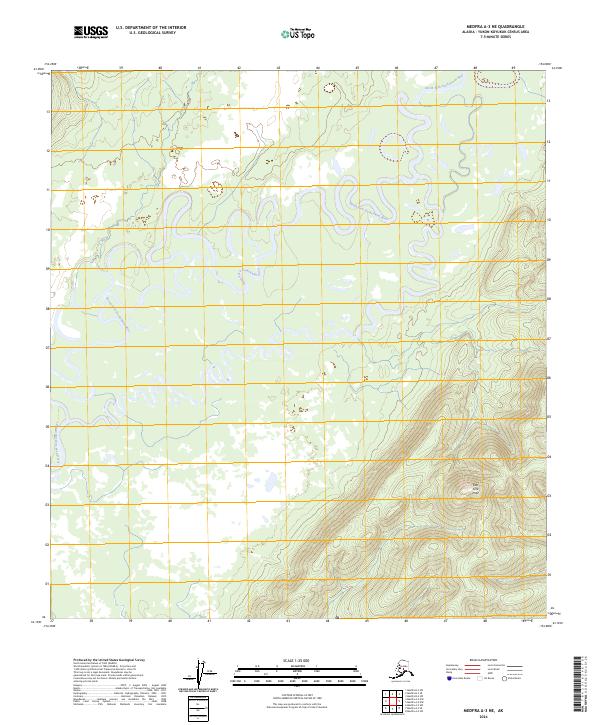 2024 Map of Medfra A-3 NE, 2024 Print