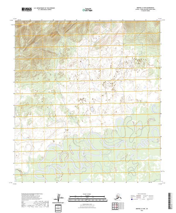USGS Topographic Map – Medfra A-3 NW
