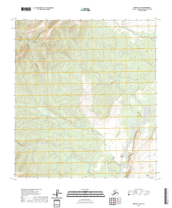 USGS Topographic Map – Medfra B-2 NW