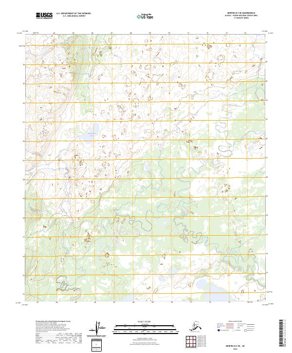 USGS Topographic Map – Medfra B-2 SE