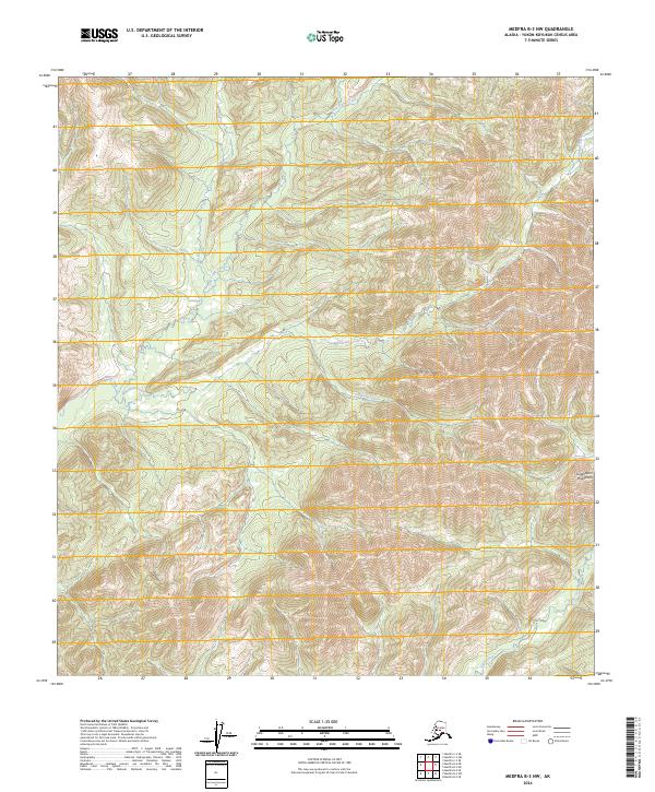 USGS Topographic Map – Medfra B-3 NW