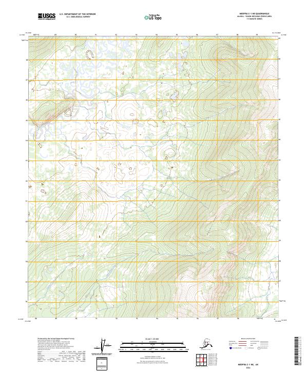 USGS Topographic Map – Medfra C-1 NE