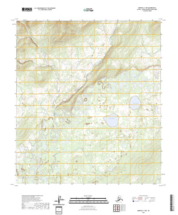 USGS Topographic Map – Medfra C-1 NW
