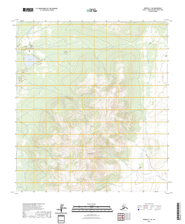 USGS Topographic Map – Medfra C-1 SE