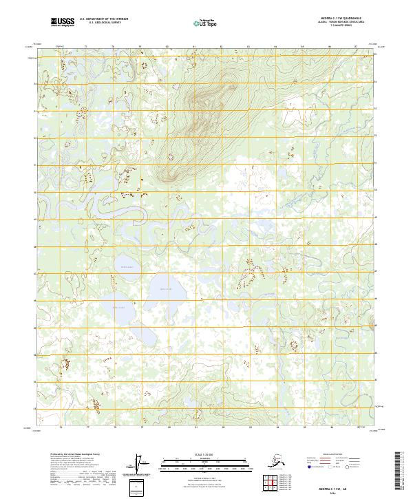 USGS Topographic Map – Medfra C-1 SW
