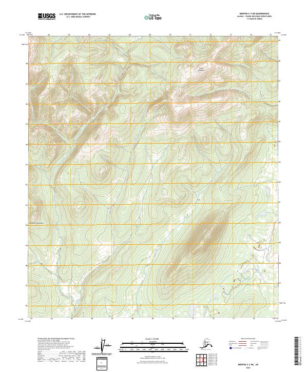 USGS Topographic Map – Medfra C-2 NE