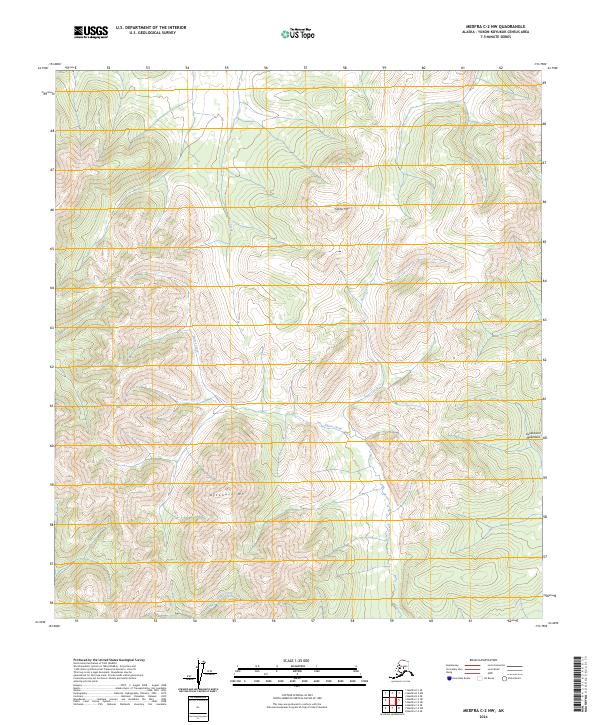 USGS Topographic Map – Medfra C-2 NW
