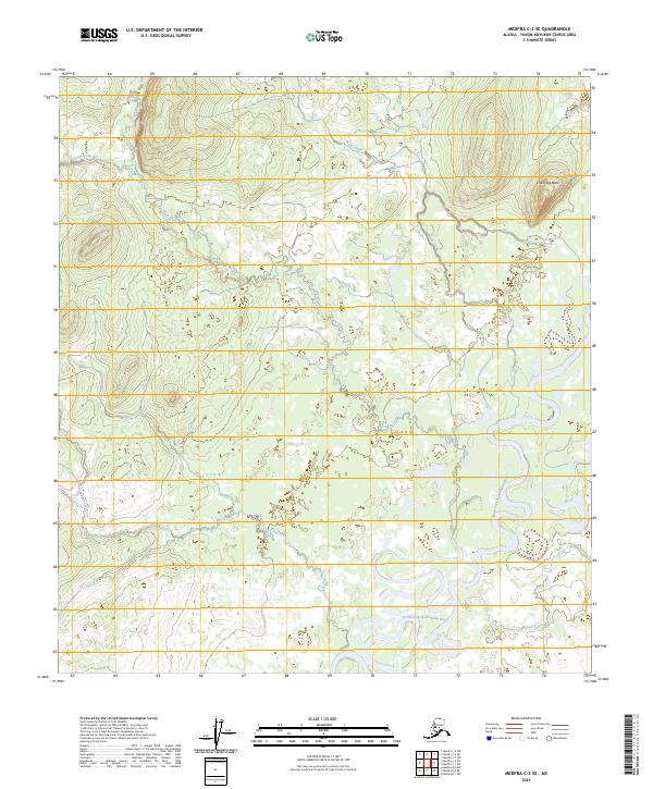 USGS Topographic Map – Medfra C-2 SE