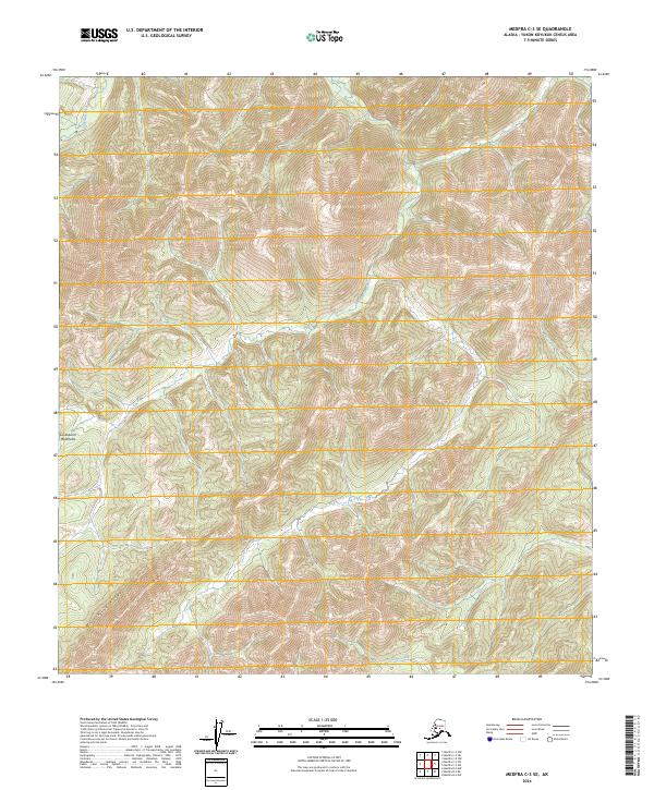 USGS Topographic Map – Medfra C-3 SE