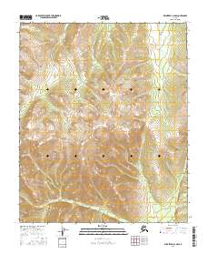 2016 Map of Melozitna A-2 NW, 2016 Print