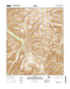 2016 Map of Melozitna A-3 NE, 2016 Print