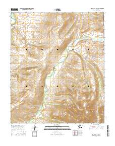 2016 Map of Melozitna A-4 NE, 2016 Print