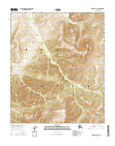 2016 Map of Melozitna A-4 SW, 2016 Print