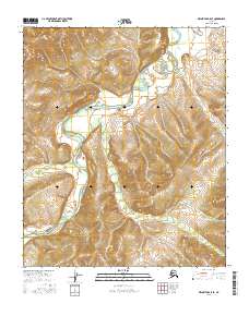 USGS Topographic Map – Melozitna A-5 SE