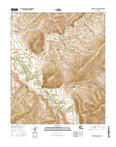 2016 Map of Melozitna A-6 NW, 2016 Print