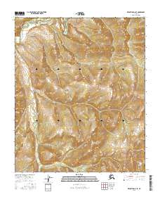 2016 Map of Melozitna A-6 SE, 2016 Print