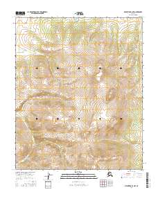 2016 Map of Melozitna B-2 NW, 2016 Print