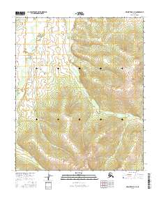 2016 Map of Melozitna B-2 SE, 2016 Print