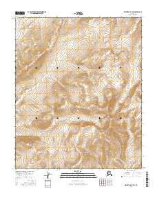 2016 Map of Melozitna B-3 SW, 2016 Print
