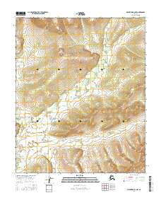 2016 Map of Melozitna B-4 NW, 2016 Print
