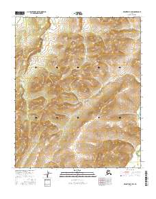 2016 Map of Melozitna B-4 SW, 2016 Print