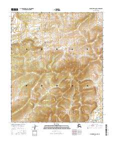 2016 Map of Melozitna B-6 NW, 2016 Print