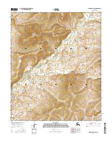 2016 Map of Melozitna B-6 SW, 2016 Print