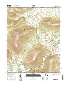 USGS Topographic Map – Melozitna C-1 NE