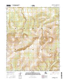2016 Map of Melozitna C-4 SE, 2016 Print