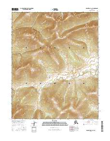 2016 Map of Melozitna D-1 NE, 2016 Print