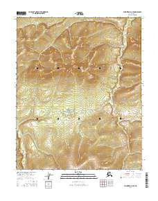 2016 Map of Melozitna D-2 SE, 2016 Print
