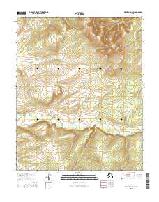 2016 Map of Melozitna D-2 SW, 2016 Print