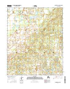 2016 Map of Melozitna D-6 SE, 2016 Print