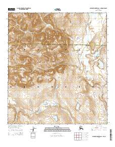 2015 Map of Misheguk Mountain A-1 NE, 2015 Print